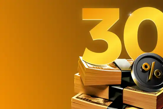 Up to 30% casino cashback